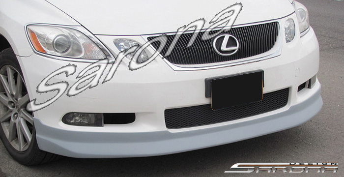 Custom Lexus GS300-400  Sedan Front Lip/Splitter (2006 - 2008) - $299.00 (Part #LX-005-FA)